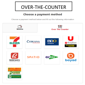 Over-the-counter payment